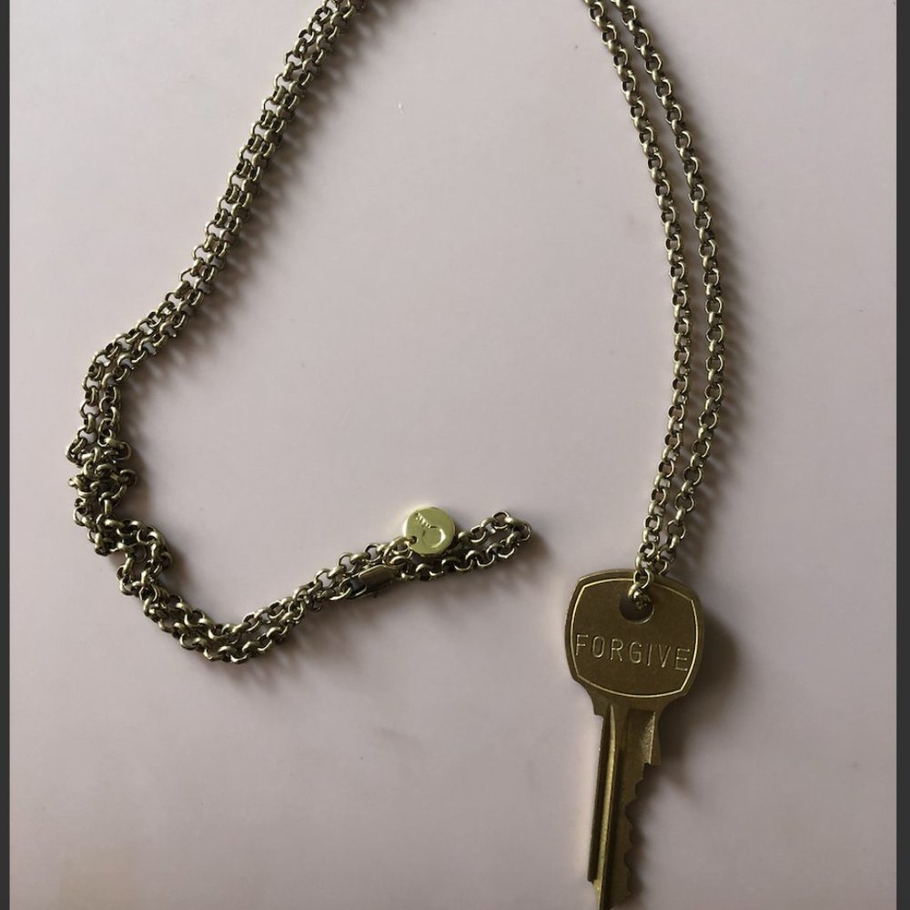The Giving Keys Forgive Long Necklace